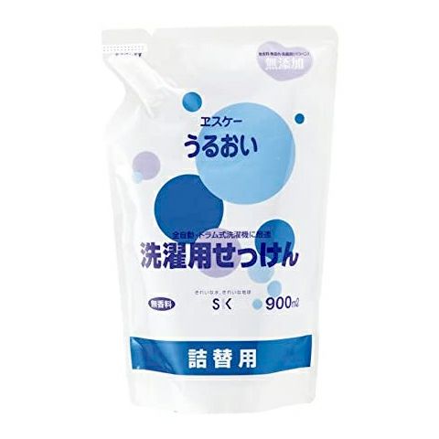 うるおい　洗濯用液体せっけん　詰替用　900ml　【エスケー石鹸】1