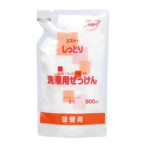 しっとり　洗濯用液体せっけん　詰替用　900ml　【エスケー石鹸】1