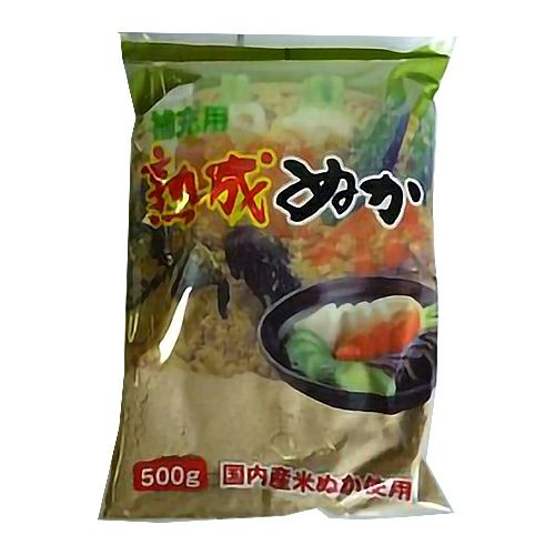 熟成ぬか　補充用　500g　【マルワ食品】1