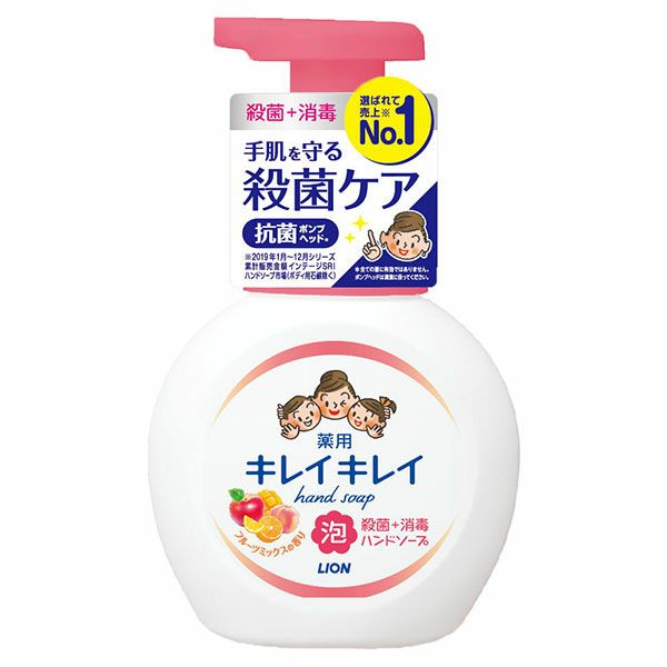 ライオン　キレイキレイ　泡ハンドソープ　フルーツミックスの香り 250ml 《医薬部外品》1