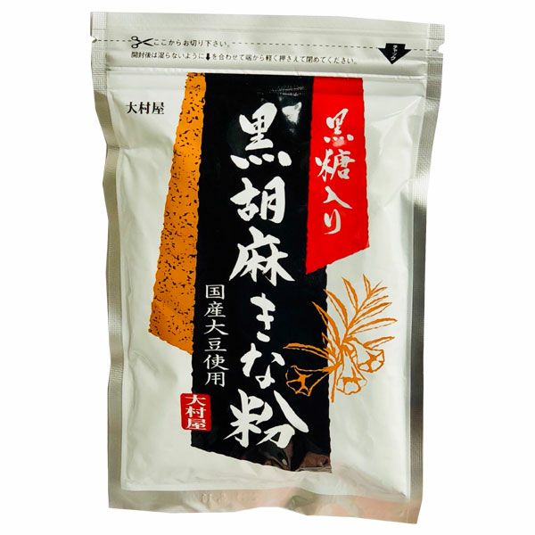 大村屋　黒糖入り黒胡麻きな粉　120g 【大村屋】1