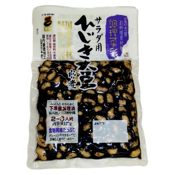 調理菜彩　サラダ用ひじき大豆水煮　120g 【志賀商店】1