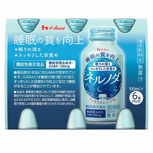 ネルノダ 100ml×6本 [機能性表示食品] - ハウスウェルネスフーズ