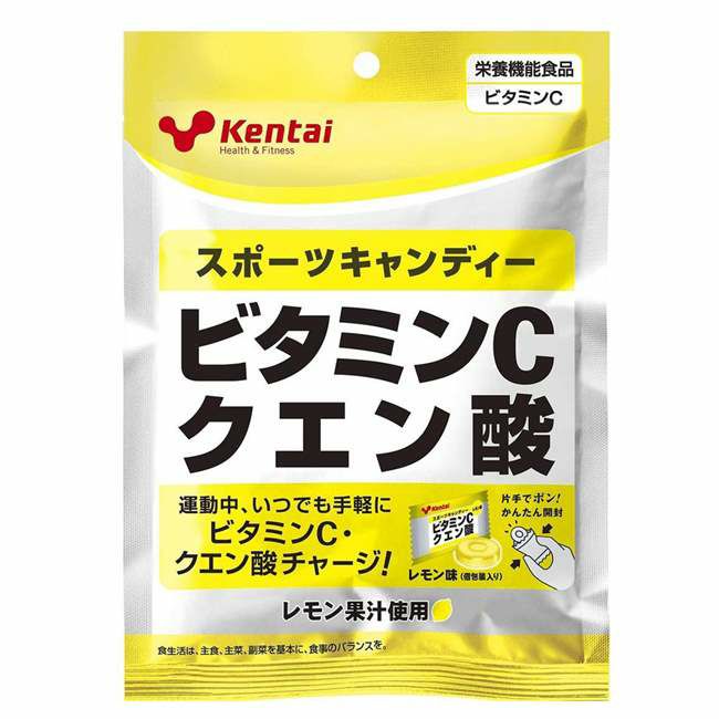 ケンタイ　kentai　スポーツキャンディ　ビタミンCクエン酸　72g　【健康体力研究所】1