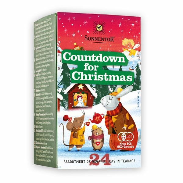 ゾネントア　クリスマスカウントダウンのお茶　2021　24包入 【おもちゃ箱】1