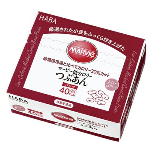 マービー　低カロリー　つぶあん　スティック　22g×20本　【ハーバー研究所】1