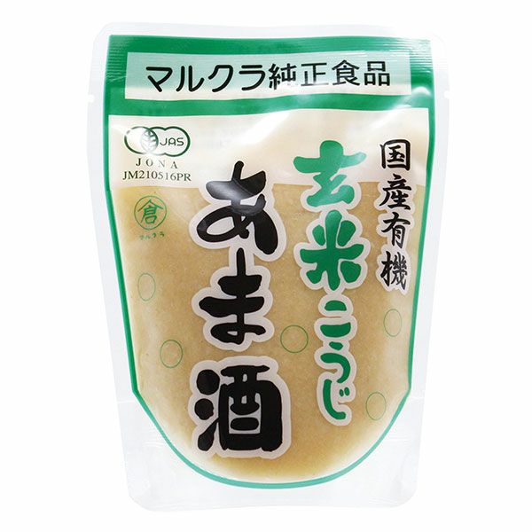 マルクラ　国産有機玄米こうじあま酒　250g　【マルクラ食品】1