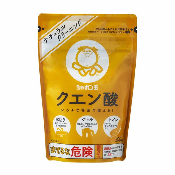 シャボン玉　クエン酸　300g　【シャボン玉石けん】1