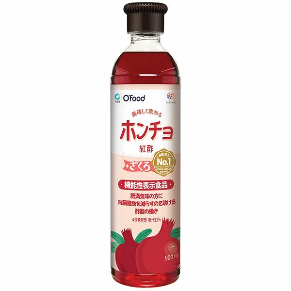 美味しく飲めるホンチョ　ざくろ　900ml [機能性表示食品]　【デサンジャパン】1