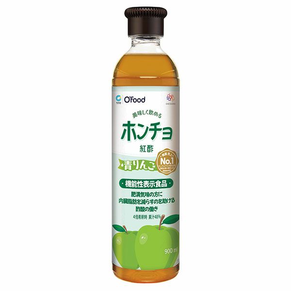 美味しく飲めるホンチョ　青りんご　900ml [機能性表示食品]　【デサンジャパン】1