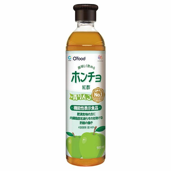 美味しく飲めるホンチョ　青りんご　900ml [機能性表示食品]　【デサンジャパン】1