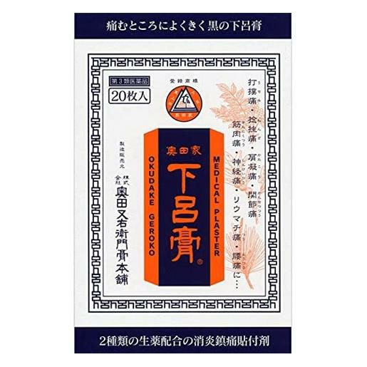 奥田家下呂膏　20包　【愛知奥田家下呂膏販売】1