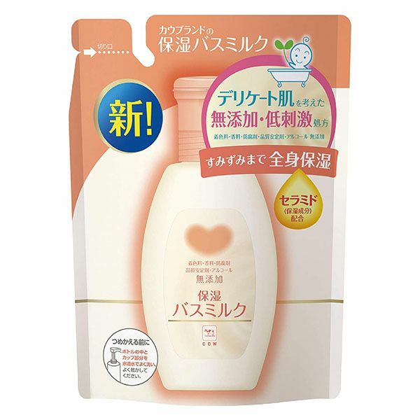 カウブランド　無添加保湿バスミルク　詰替用   480ml 【牛乳石鹸共進社】1