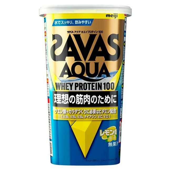 ザバス(SAVAS)　アクアホエイプロテイン100　レモン風味　280g 【明治】1