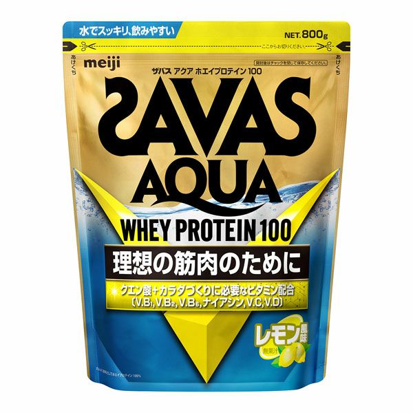 ザバス(SAVAS)　アクアホエイプロテイン100　レモン風味　800g 【明治】1