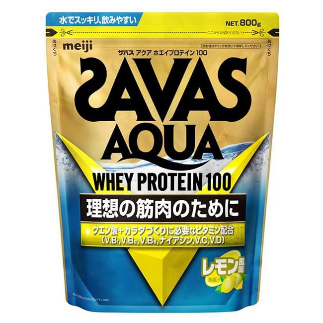 ザバス(SAVAS)　アクアホエイプロテイン100　レモン風味　800g 【明治】1