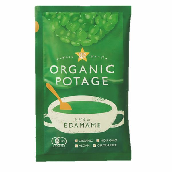 ORGANIC　POTAGE　えだまめ　12食 【コスモス食品】1