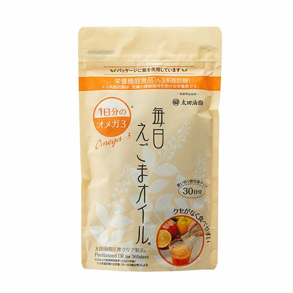 太田油脂　マルタ　毎日えごまオイル　スタンドパック　3g×30袋【太田油脂】1