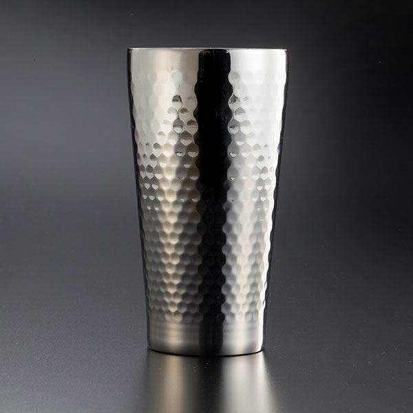 アピデ　ステンレスタンブラー350ml(ミラー､槌目仕上げ)　KKN-MT350【アピデ】2