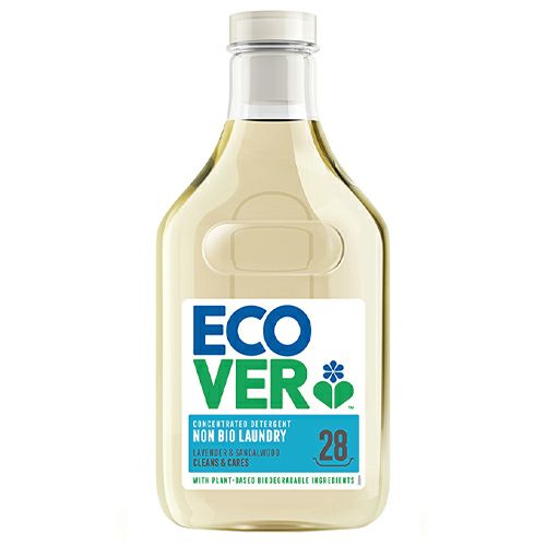 エコベール　ランドリーリキッド　濃縮タイプ　洗たく用液体洗剤　ラベンダー＆サンダルウッド　1000ml　【ジョンソン】1