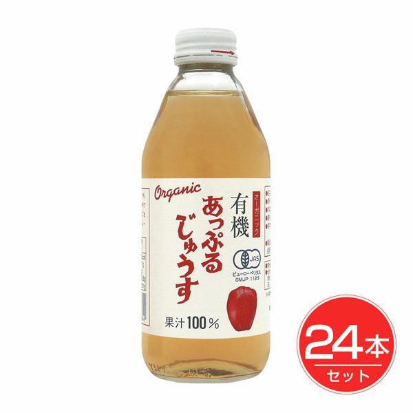 アルプス中部　有機あっぷるじゅうす　小　250ml×24個セット【アルプス中部】1