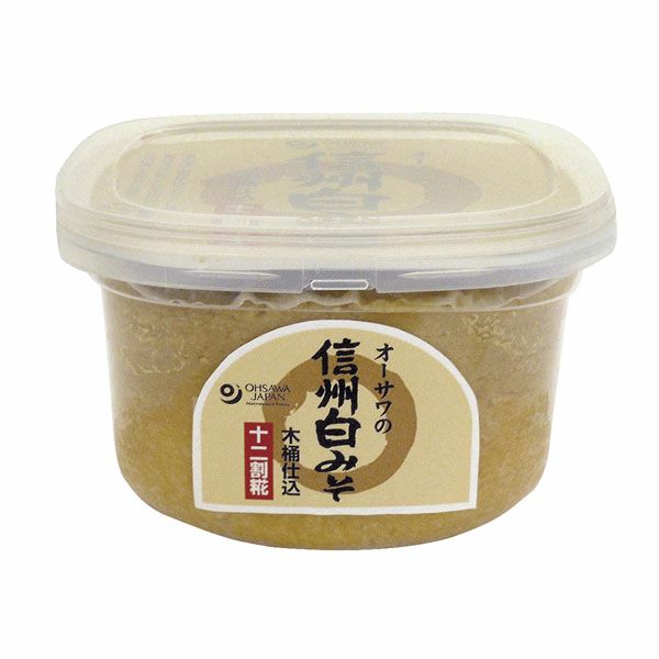 オーサワの信州白みそ　十二割糀木桶仕込み　750g【オーサワジャパン】1