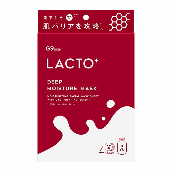 GR　G9　LACTO　MOIST　MASK　4枚　【ジーアール】1