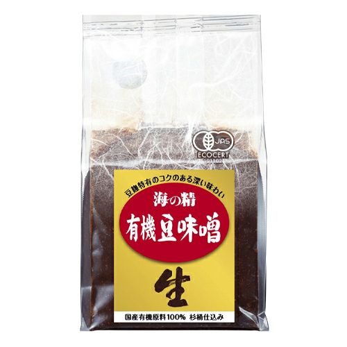 海の精　国産有機 豆味噌　700g　【海の精】1