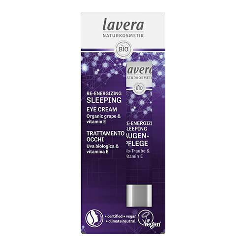 ラヴェーラ　lavera　リエナジャイジング スリーピング アイクリーム　15ml　【カリス成城】1