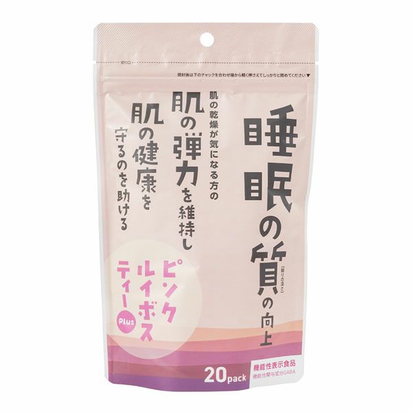 ピンクルイボスティー Plus　2g×20包 [機能性表示食品]　【小川生薬】1