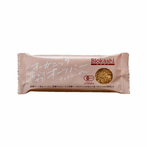 Biokashi　オーガニック　オーツバー　チョコヘーゼル　　【アルファフードスタッフ】1