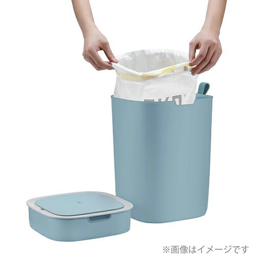 イーケーオージャパン　モランディ　プラスチックセンサービン　12L　ブルー　EK6288-12L-BU　【EKO JAPAN】3