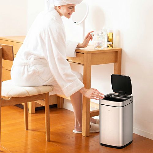 イーケーオージャパン　エコスマートX　充電式センサービン　6L　シルバー　EK9252RGMT-6L　【EKO JAPAN】3