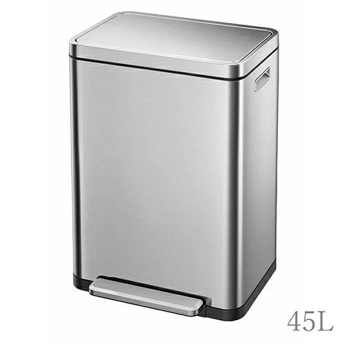 イーケーオージャパン　エックスキューブ　ステップビン　45L　シルバー　EK9368MT-45L　【EKO JAPAN】1