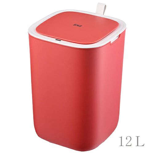 イーケーオージャパン　モランディ　プラスチックセンサービン　12L　レッド　EK6288P-12L-RD　【EKO JAPAN】1