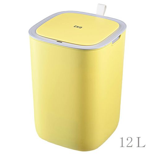 イーケーオージャパン　モランディ　プラスチックセンサービン　12L　イエロー　EK6288P-12L-YL　【EKO JAPAN】1