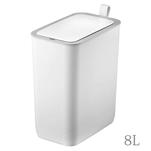 イーケーオージャパン　モランディ　プラスチックセンサービン　8L　ホワイト　EK6287-8L-WH　【EKO JAPAN】1