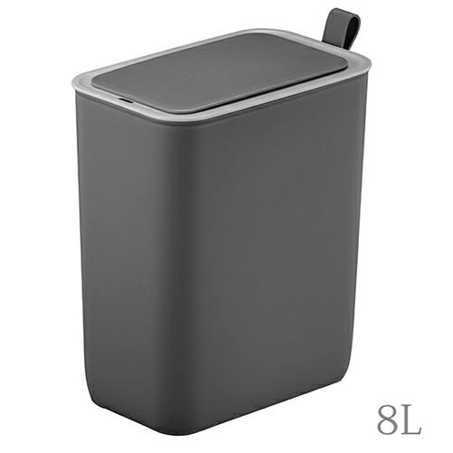 イーケーオージャパン　モランディ　プラスチックセンサービン　8L　グレー　EK6287-8L-GR　【EKO JAPAN】1