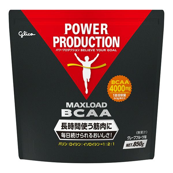 パワープロダクション　マックスロード　BCAA　グレープフルーツ味　850g　【グリコ】1