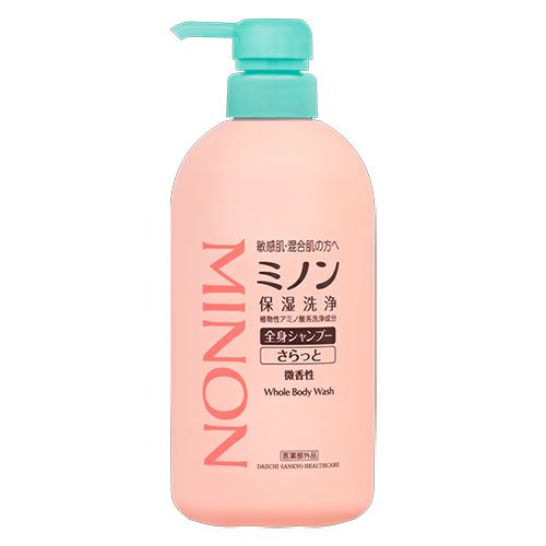 ミノン 全身シャンプー さらっとタイプ　450ml　《医薬部外品》　【第一三共ヘルスケア】1