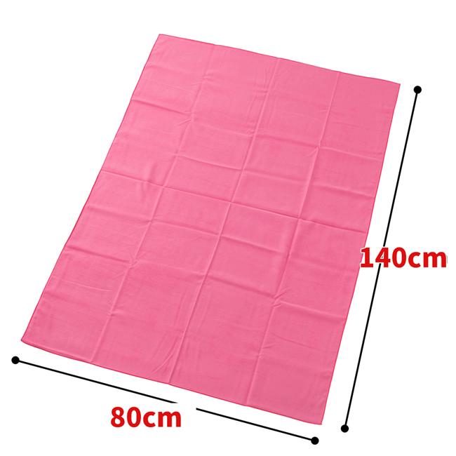 サラッとドライ　無地バスタオル　80cm×140cm　ローズ　ASK-1L-ROS【アスカ】2