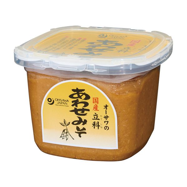 オーサワの国産立科あわせみそ　カップ　400g【オーサワジャパン】1