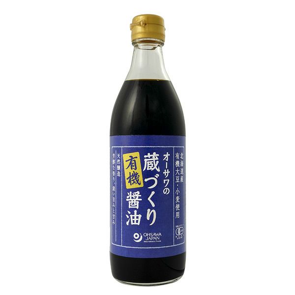 オーサワの蔵づくり有機醤油　500ml【オーサワジャパン】1