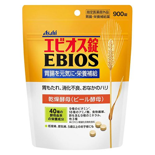 エビオス錠　900錠 《指定医薬部外品》　【アサヒグループ食品】1