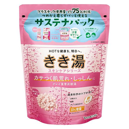 きき湯　クレイ重曹炭酸湯　360g 《医薬部外品》　【バスクリン】1