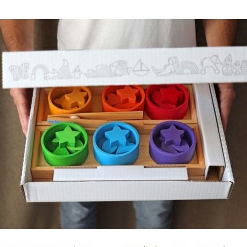 グリムス　ソーティングゲーム　レインボー　【おもちゃ箱】6