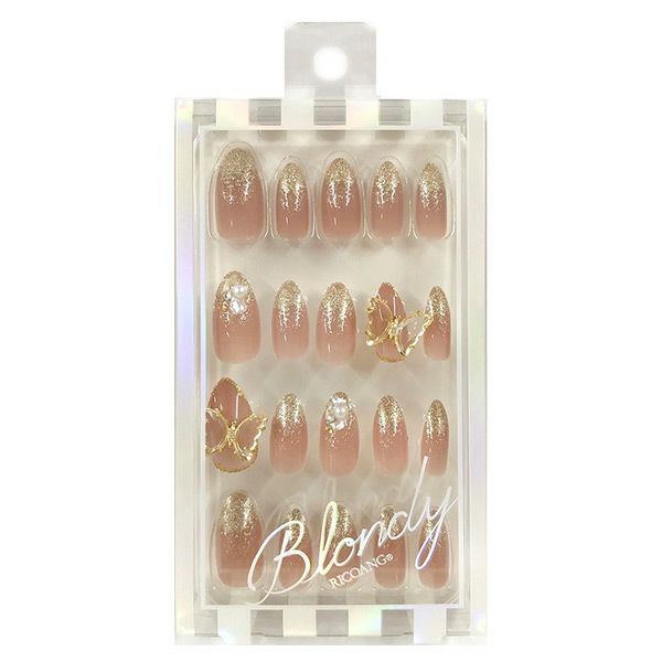 ウイングビート　リコアングネイルチップ　BLONDY-001　【ウイングビート】1