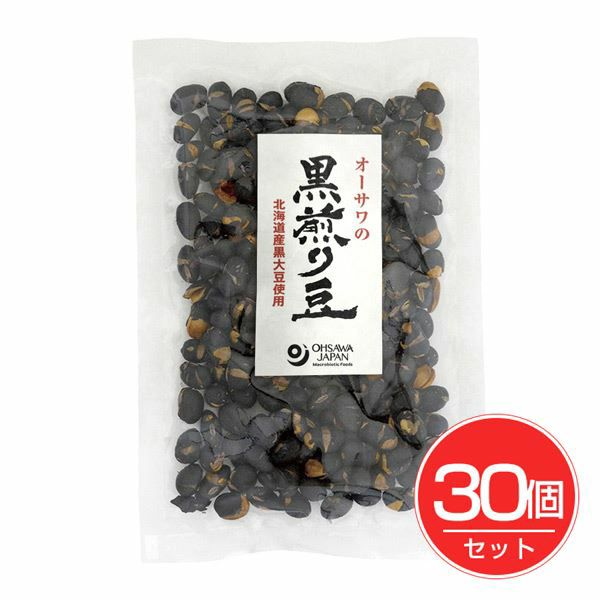 オーサワジャパン　北海道産黒煎り豆　60g×30個セット 【オーサワジャパン】1