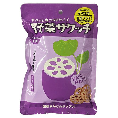 野菜サクッチ　国産れんこんチップス　19g　【イー・有機生活】1