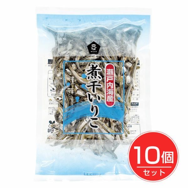 煮干いりこ　100g×10個セット　【ムソー】1